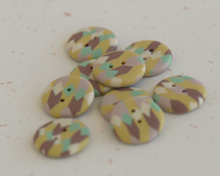 19 mm – 9 vnt. Rankų darbo sagų rinkinys „Retro“ (BT256)