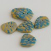 25 mm - 23 mm – 6 vnt. netaisyklingos formos margos sagos 