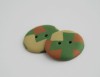 25 mm – 2 vnt. Rudens spalvų sagos su kryžiukų ornamentu (BT095)
