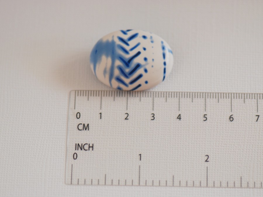 Ovali sagė „Šibori raštai“ (pin19)