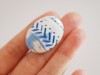 Ovali sagė „Šibori raštai“ (pin19)