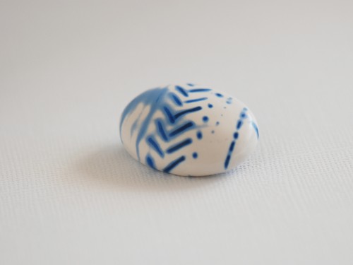 Ovali sagė „Šibori raštai“ (pin19)