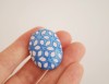 Ovali sagė „Šaltuko raštai“ (pin17)