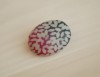 Ovali sagė „Rožinis kraštelis“ (pin15)