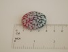 Ovali sagė „Rožinis kraštelis“ (pin15)