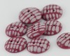 18 mm – 9 vnt. Rankų darbo sagų rinkinys „Aviečių raudona“ (BT210)