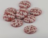 18 mm – 9 vnt. Plytų raudonos spalvos sagų rinkinys „Terracotta“ (BT188)