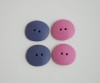 21 mm – 4 vnt. Spalvotos sagos "Rožinė+Violetinė" (BT051)
