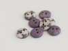 13 mm – 8 vnt. Violetinių, pilkų ir kreminių atspalvių raštuotos sagos (BT156)